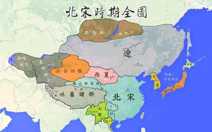 北宋地图(北宋地图对应现代地图)